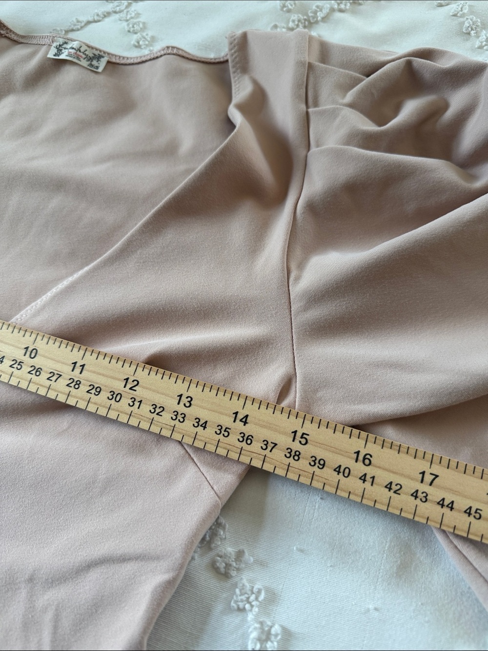 Free People Puff Sleeve V-Neck Bodysuit Blush Size Small NWOT - Picture 7 of 9